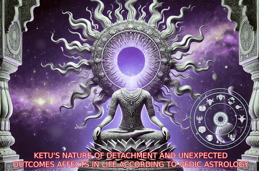 KETU’S NATURE OF DETACHMENT AND UNEXPECTED OUTCOMES AFFECTS IN LIFE ACCORDING TO VEDIC ASTROLOGY