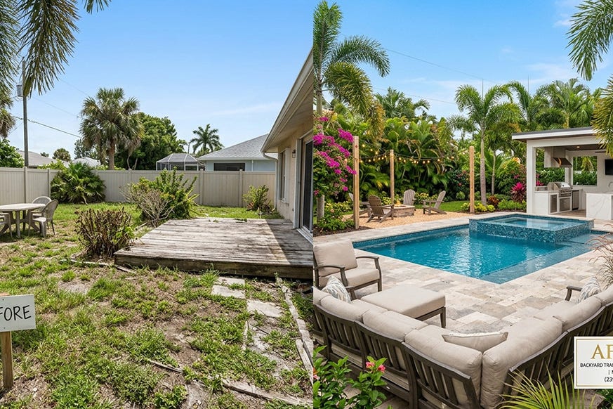 Backyard Transformation Company Near Me in Naples FL