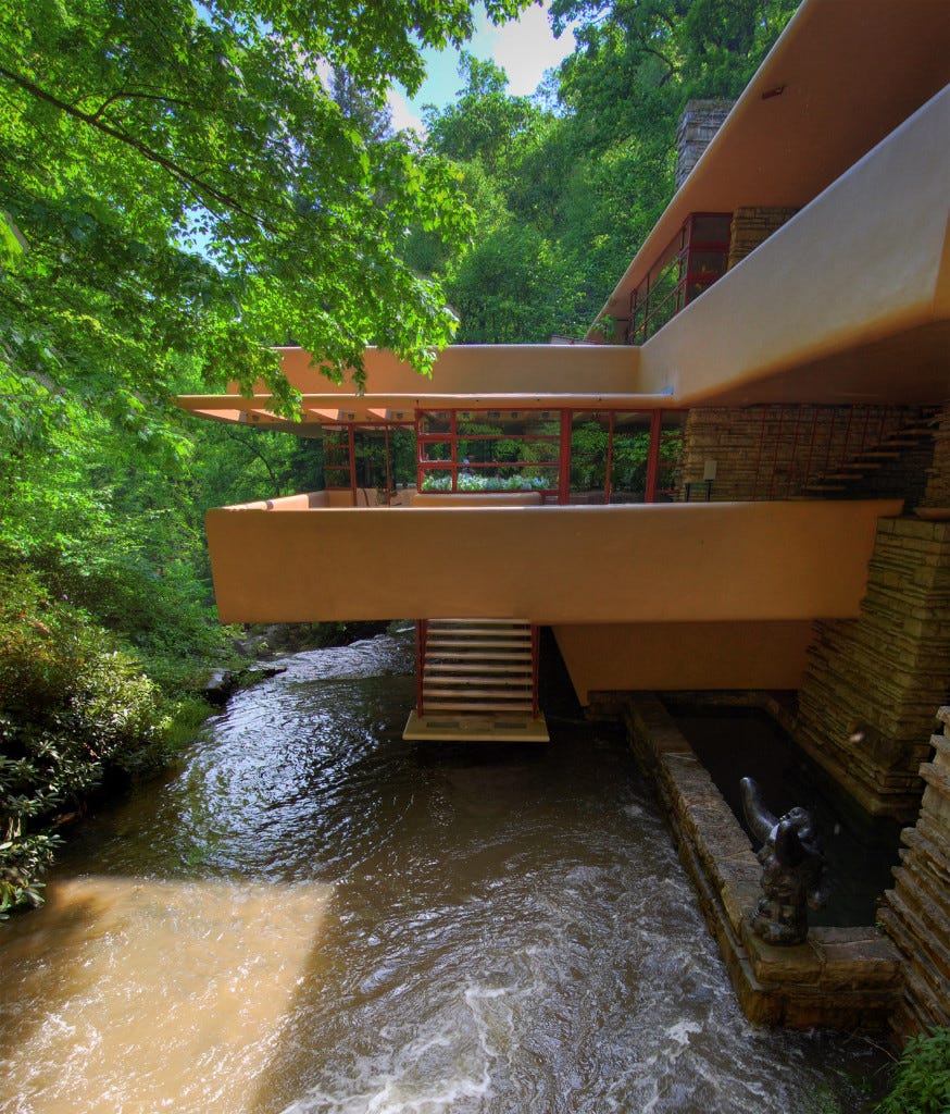 Falling water house: Much needed inspiration for co-existence with nature |  by DesignBids | Medium