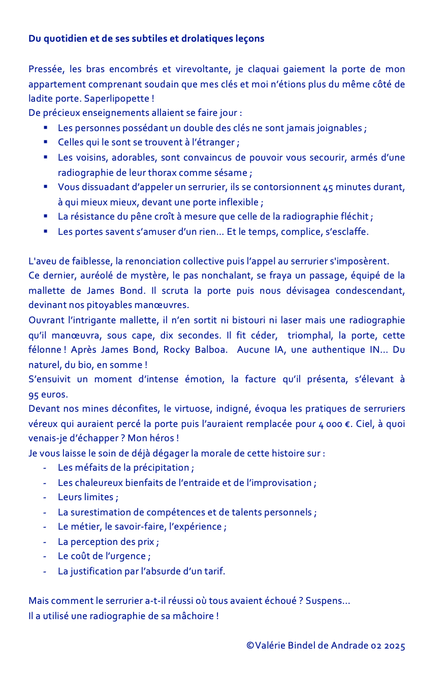 Le quotidien et ses métaphores
