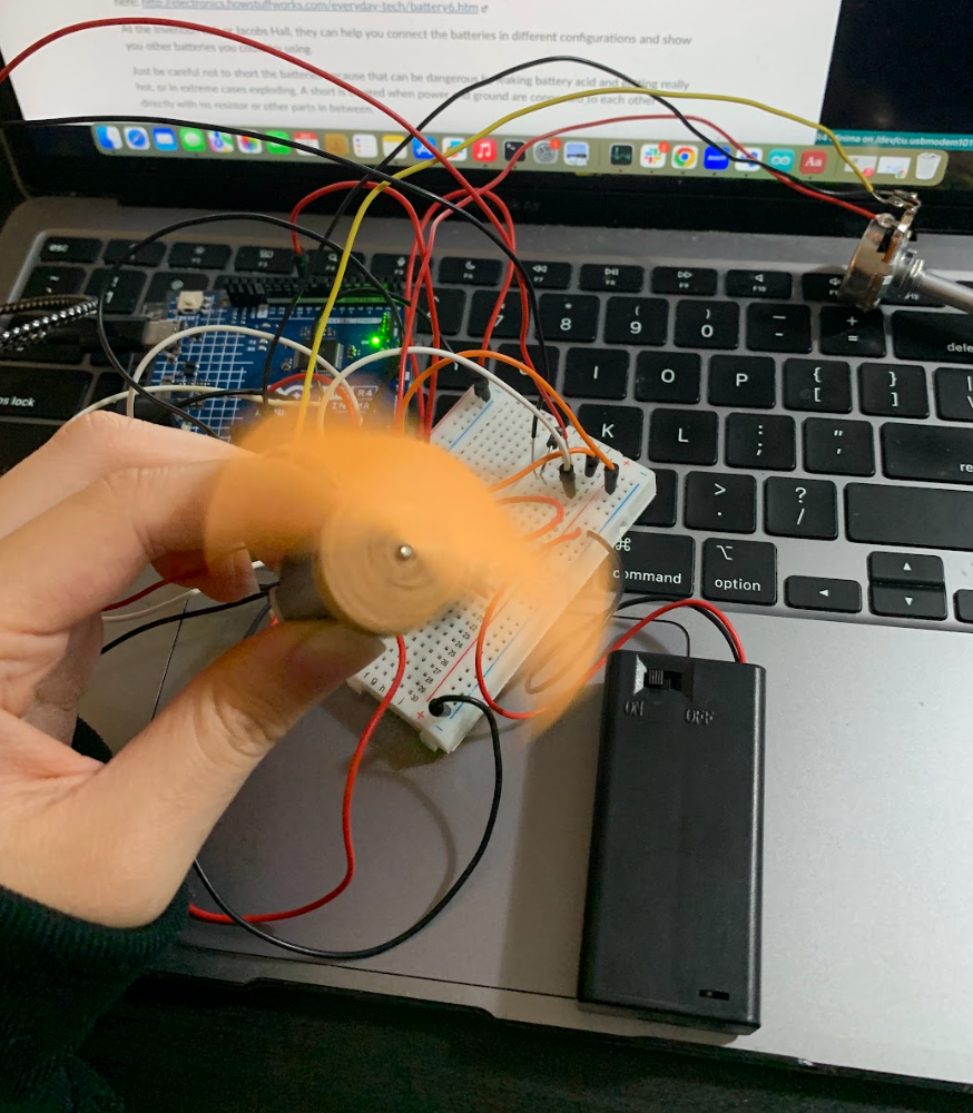 Lab 6 DC Motors. Allison Hong. Professor Kimiko Ryokai… by Allison