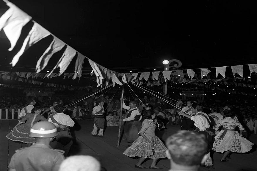 A festividade aconteceu no dia 25 de junho de 1964. Divulgação/Arquivo Público do Distrito Federal