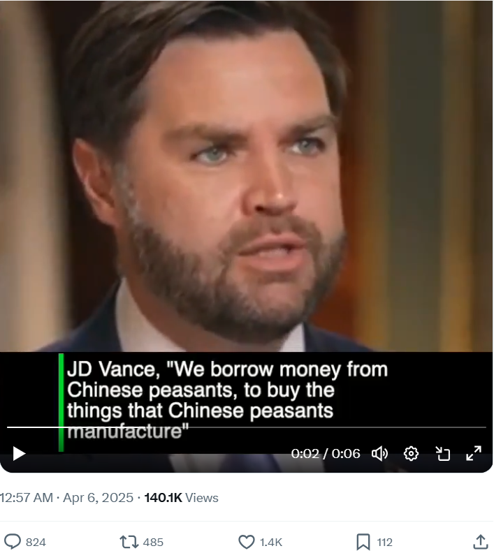 JD Vance on X