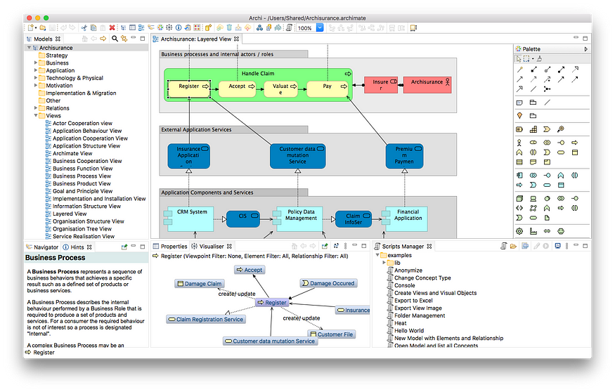 Archi screenshot