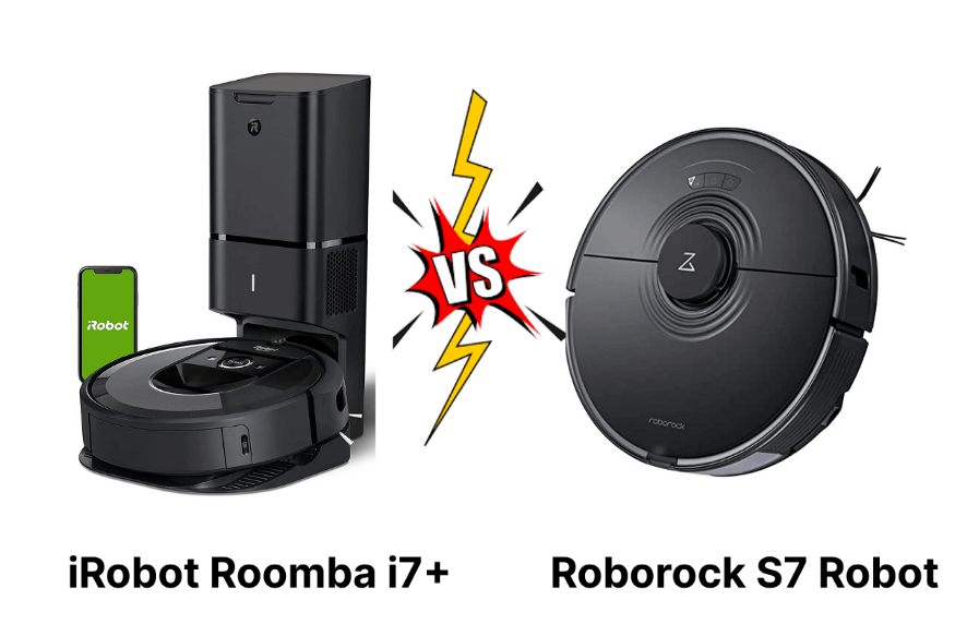 iRobot Roomba i7+ vs Roborock S7 Robot vacuum | by Ishara Fernando | Medium  | Dev Genius