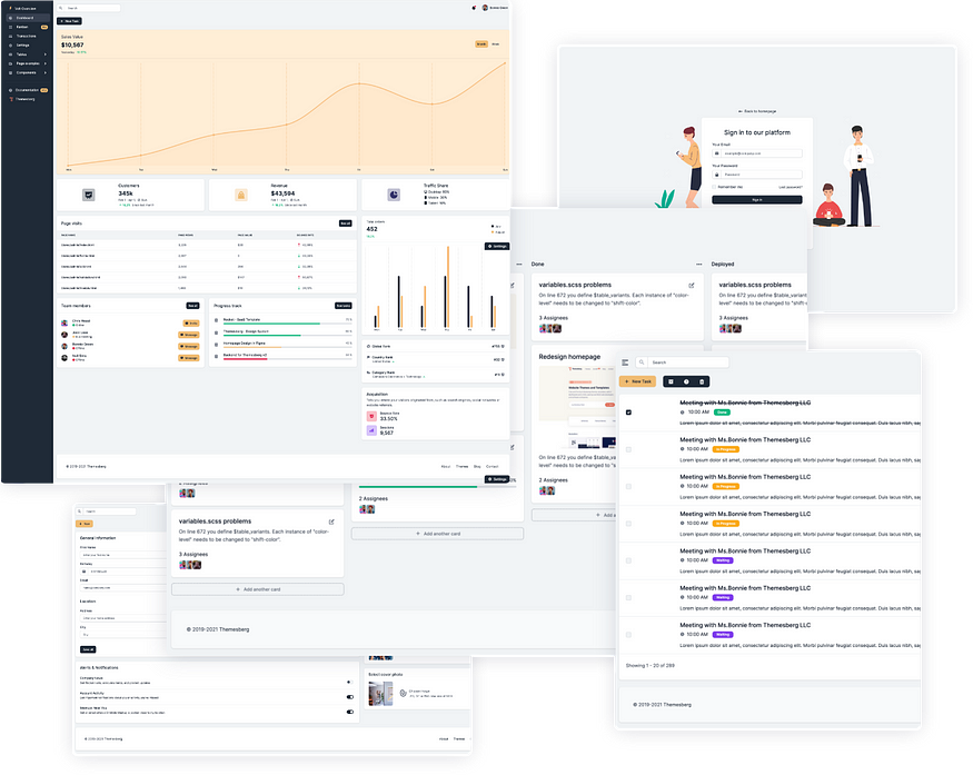 Django volt admin panel screenshot
