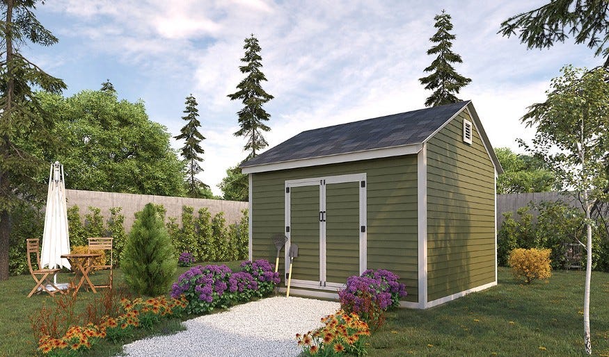 How to Build a Shed — Storage Building Plans by Menards Shed Medium