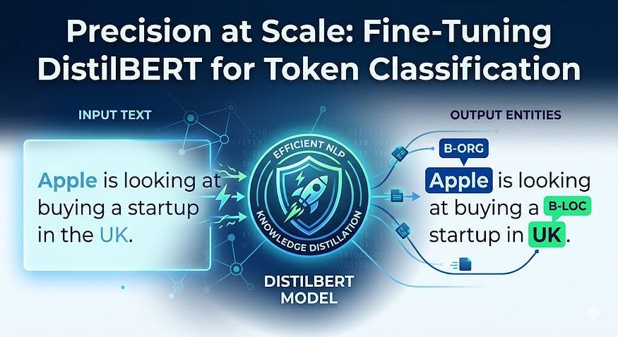 Precision at Scale: Fine-Tuning DistilBERT for Token Classification