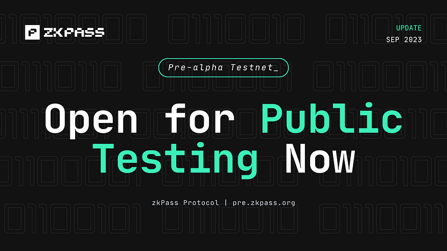 Zkpass Pre Alpha Testnet Opens For Public Testing By Rohit Suman