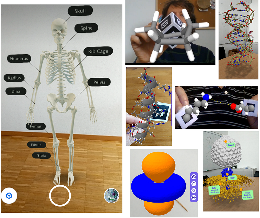 Interactive augmented reality web apps to enable immersive experiences for science education worldwide at no cost