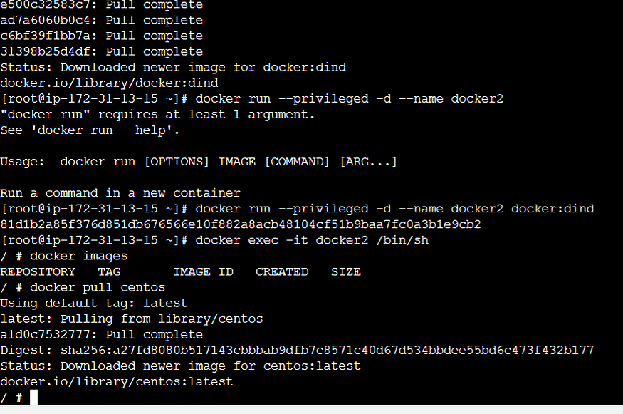 The installation process of Docker within Docker is explained! - PIYUSH ...