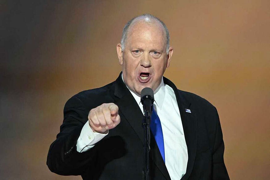 Tom Homan, the Border Czar is in the picture