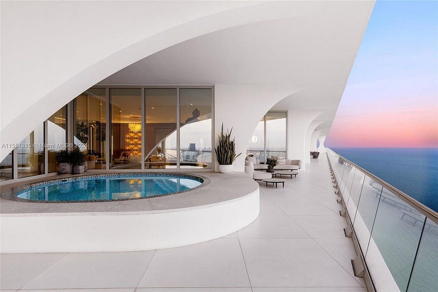 View of Jade Signature’s Penthouse for Sale at $39,000,000 | by Sunny Isles ...