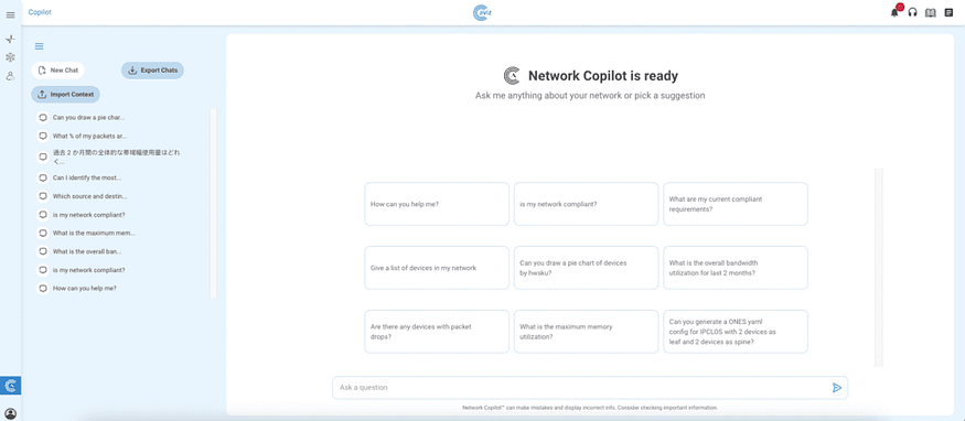 Figure-2 : Network Copilot homepage