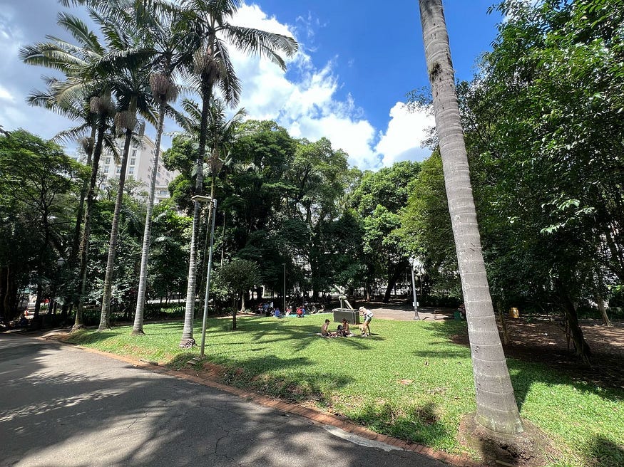 Parque Buenos Aires, em Higienópolis. Foto: Nicholas Mello