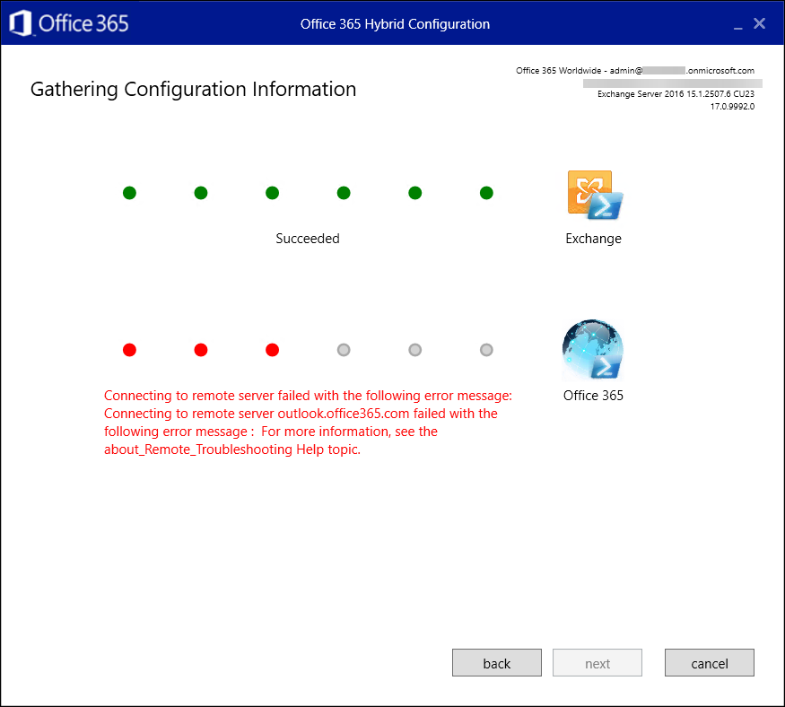 Troubleshooting Office 365 Hybrid Configuration — Issues with new tenants  and deprecated Remote PowerShell RPS - Bastien Perez (ITPro-Tips.com) -  Medium