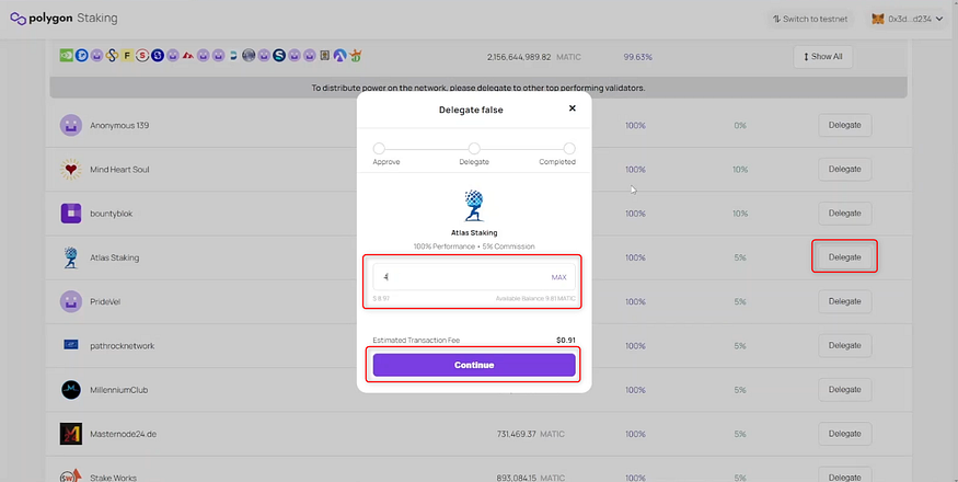 POLYGON WEB WALLETでMATICをステーキングする方法 | ledgerliveのブログ