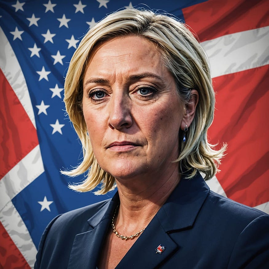 Marine Le Pen is in the picture