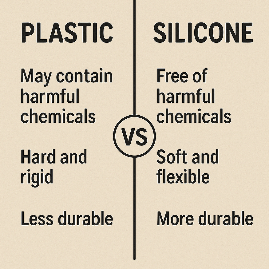advantages of silicone teethers over plastic