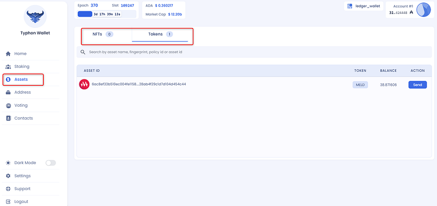 LEDGER CARDANO (ADA) アカウントをTYPHONに接続する | ledgerliveのブログ