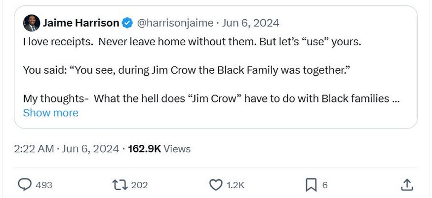 A post on X