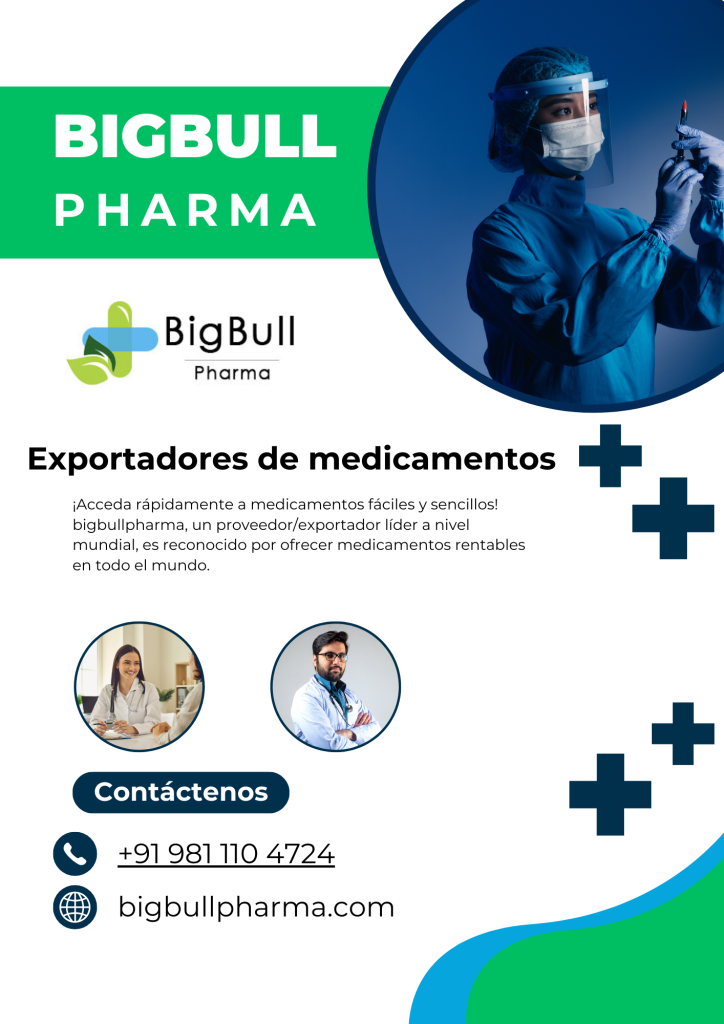 Principal exportador y proveedor farmacéutico de la India