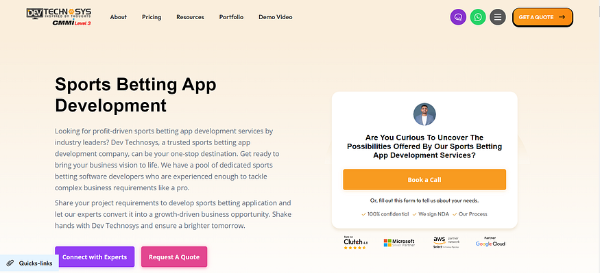 Dev Technosys Sports betting solutions