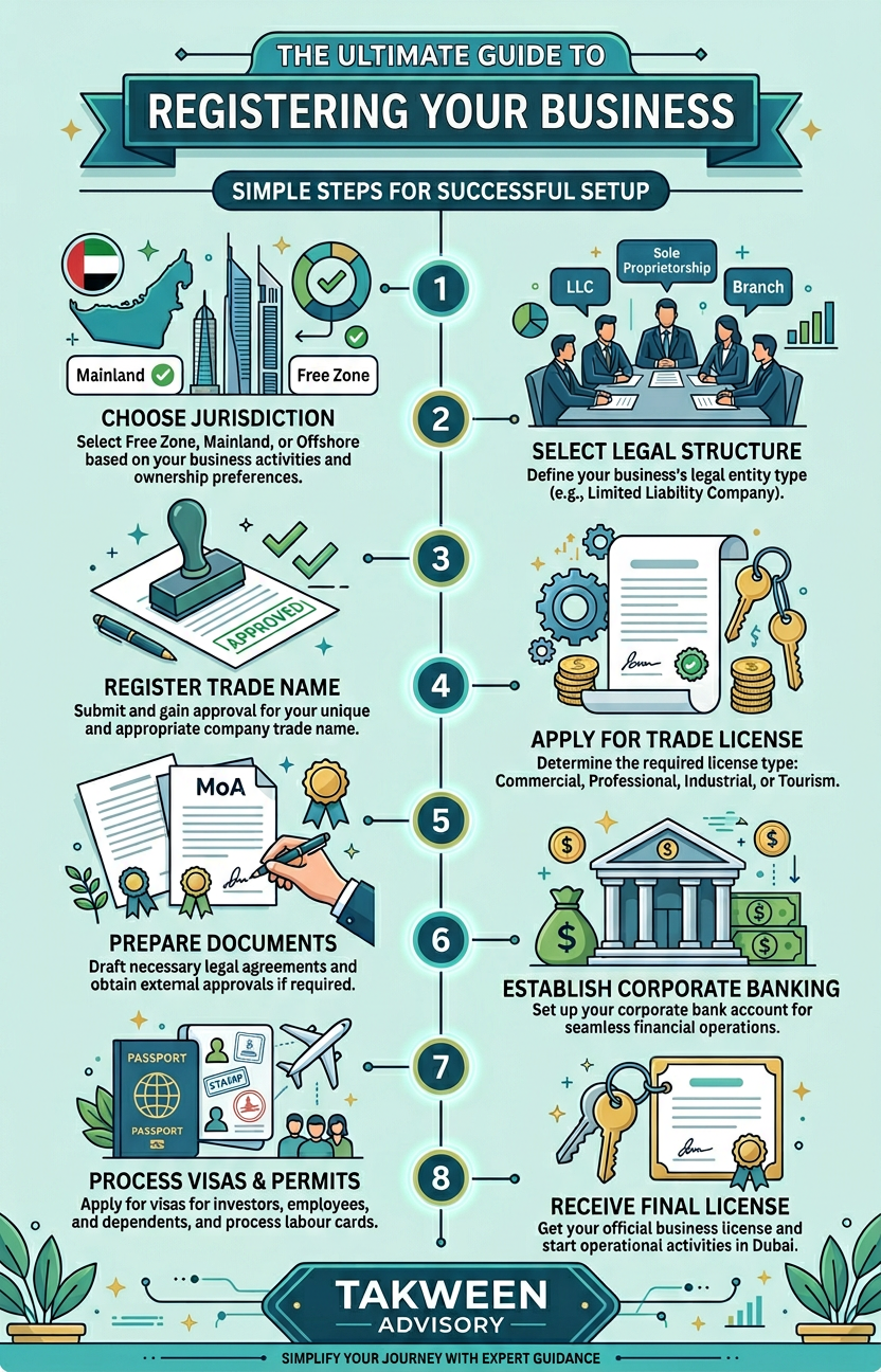 The Ultimate Guide to Registering Your Business in Dubai — Takween Advisory
