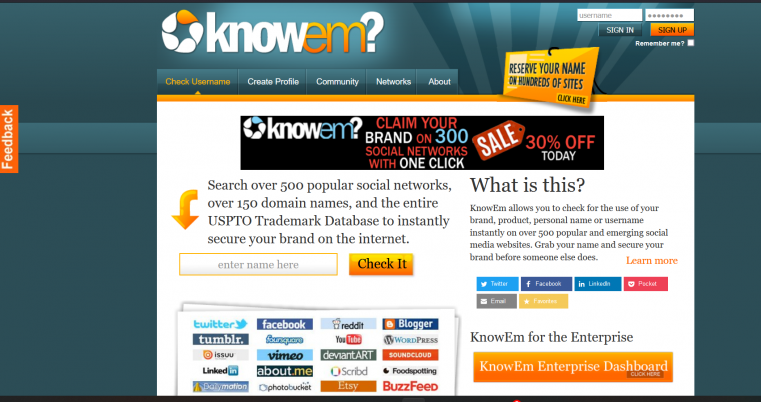 finding peoples social media using username
