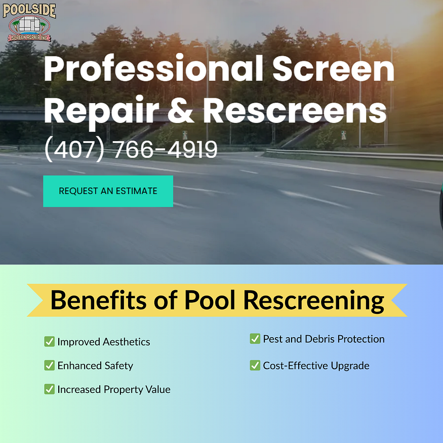 Benefits of Pool Rescreening