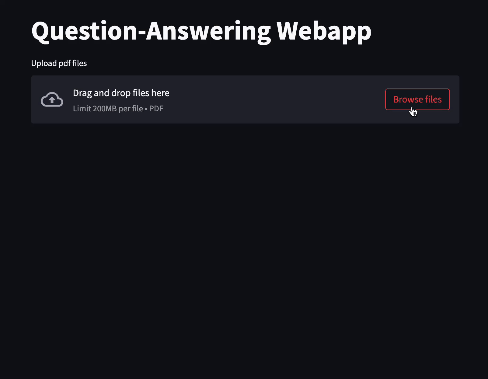 Build and Deploy a Question-Answering app using Streamlit