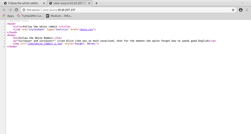Website Main Page Source