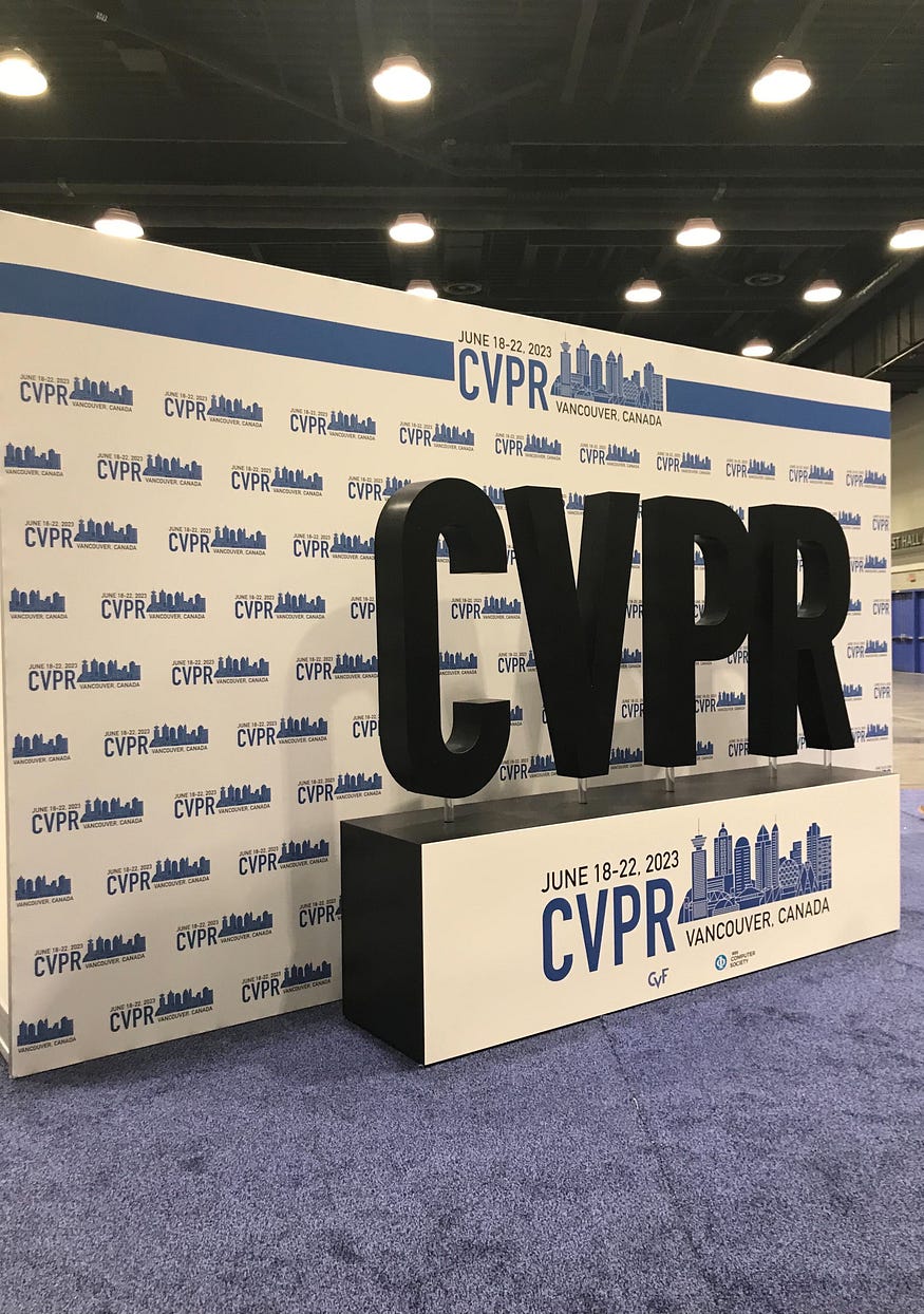 Notes from CVPR 2023