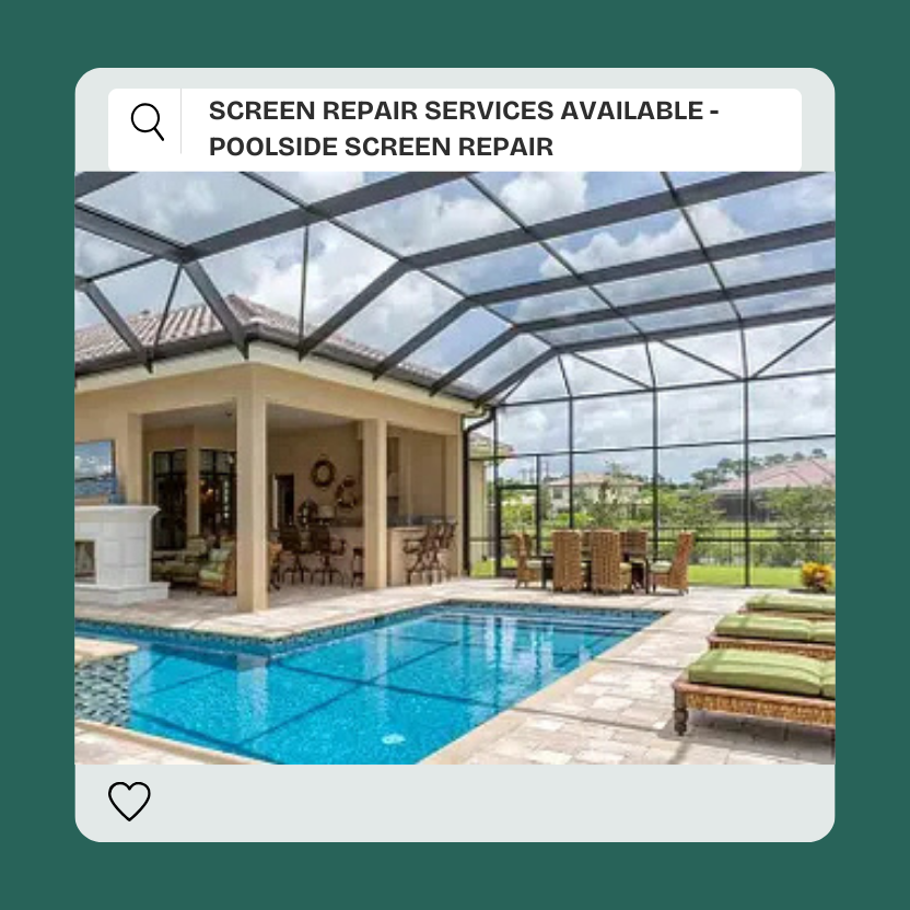 Screen Repair Services Available