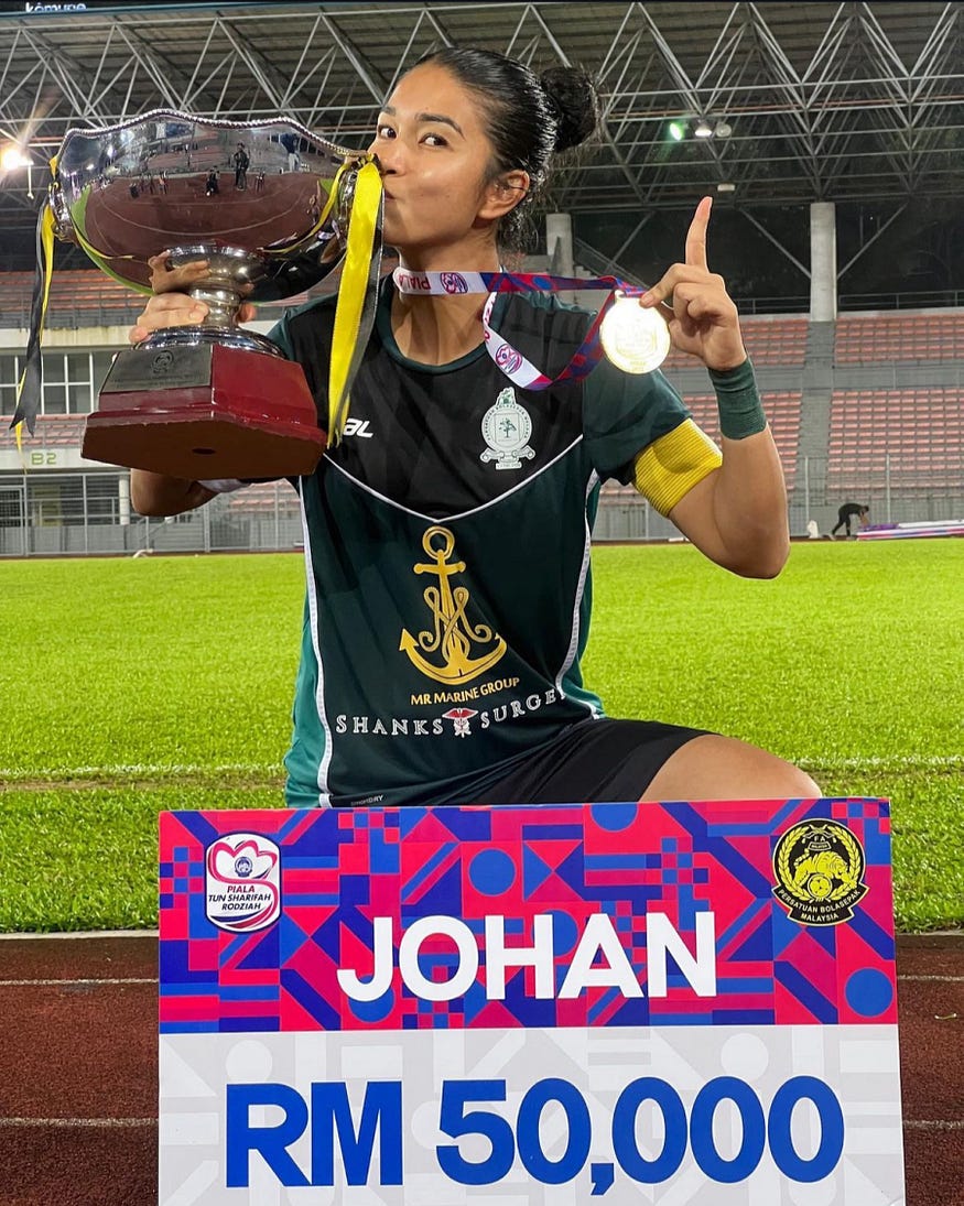 Image from: Meet Steffi Sarge Kaur: Captain of Malaysia’s Women National Football Team