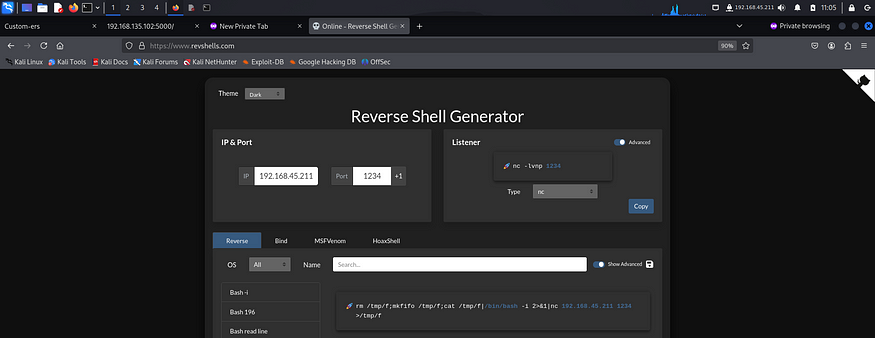 rev shell