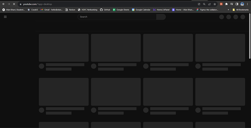Youtube's First Render