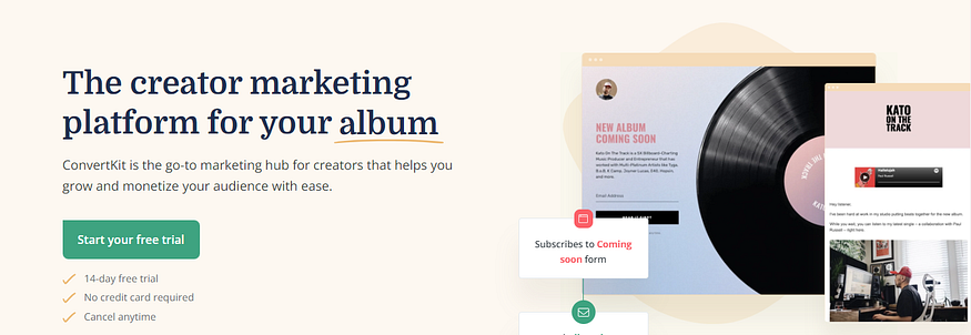 convertkit sign in form