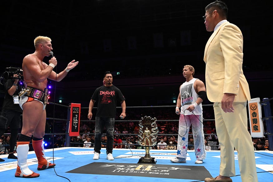 SANADA awaits new champion ZSJ in London | NEW JAPAN PRO
