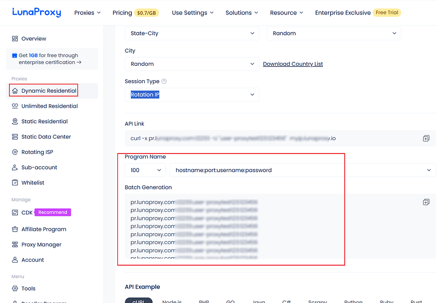 How to set your proxy lunaproxy in Social Media Lead Generation Pro?