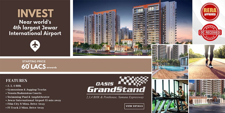 oasis grandstand,grandstand, oasis grand, oasis, properties near Yamuna Expressway, properties near Noida International airport, properties near Jewar Airport, Noida Real Estate, Greater Noida Properties, luxury flats, best luxury flats in Noida, Property, Buy Property in Noida/Greater Noida, Buy flats in noida, flats to buy in greater noida, residential property, Buy Residential Properties, Residential Properties For Sale, Residential Properties In Noida, Buy Residential Properties In Noida