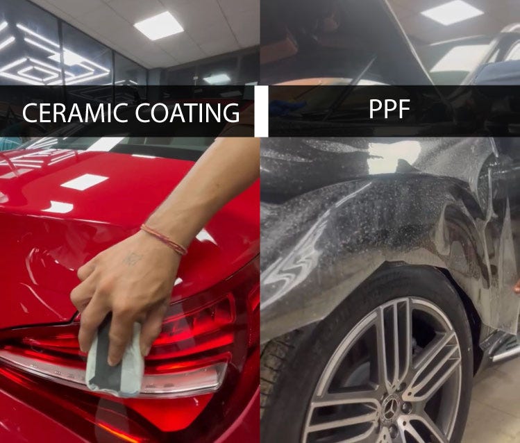 Ceramic coating vs paint protection film
