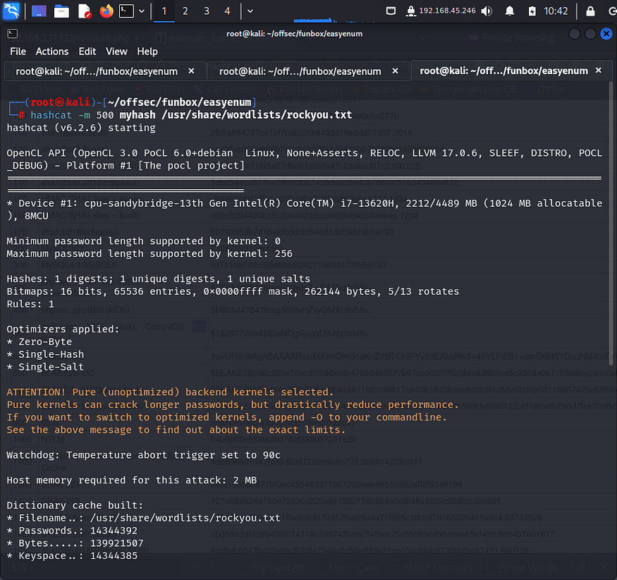 hashcat crack