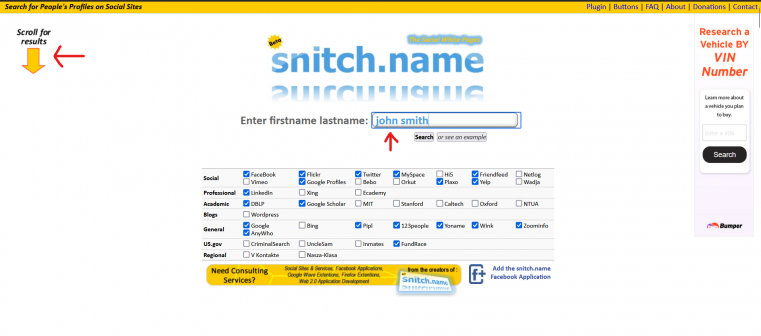people finder search tool