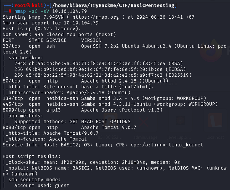 nmap scan