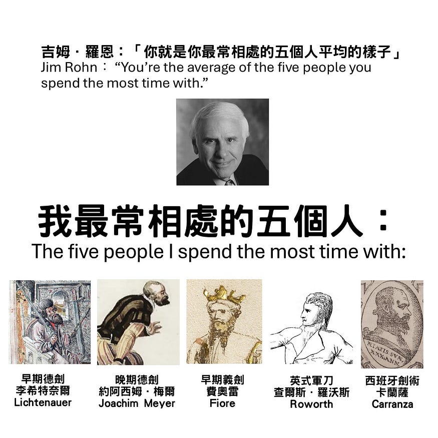 你最常相處的五個人