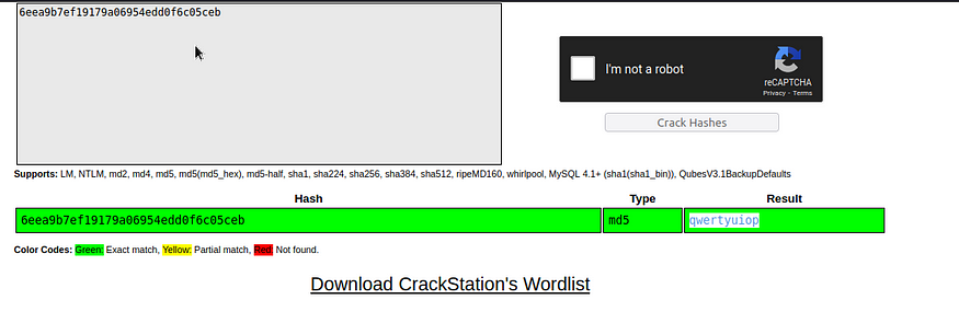 hash crack