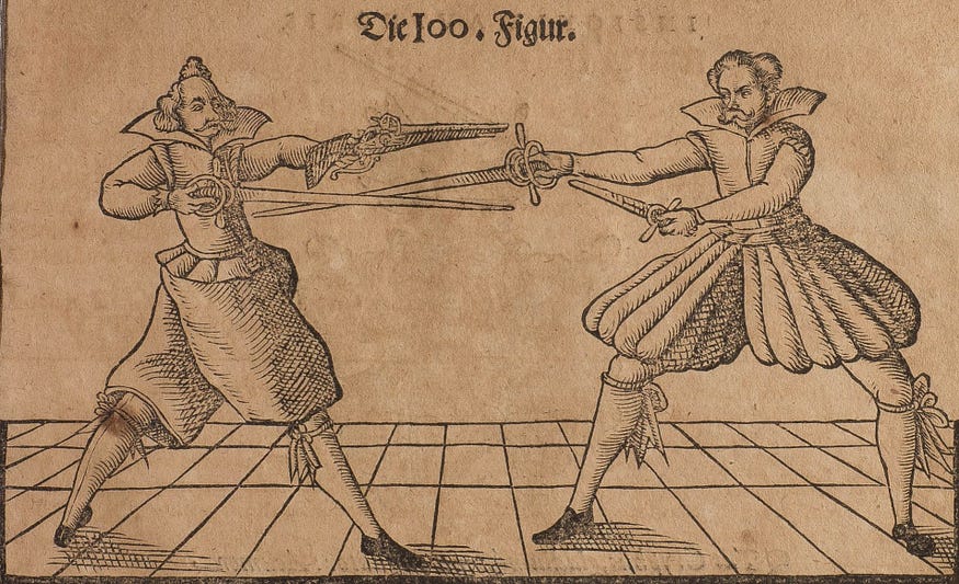 大家都有火槍的時代，幹嘛特別教人劍鬥中拔槍？