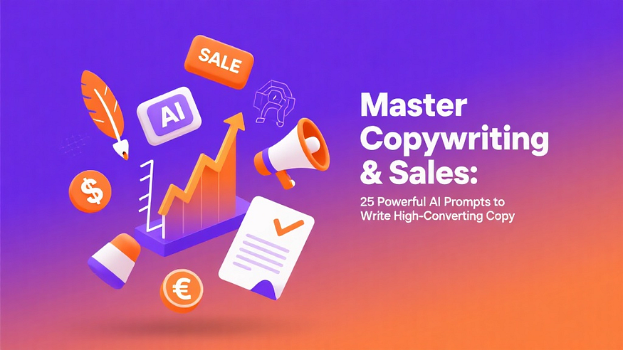 Master Copywriting & Sales: 25 Powerful AI Prompts to Write High-Converting Copy